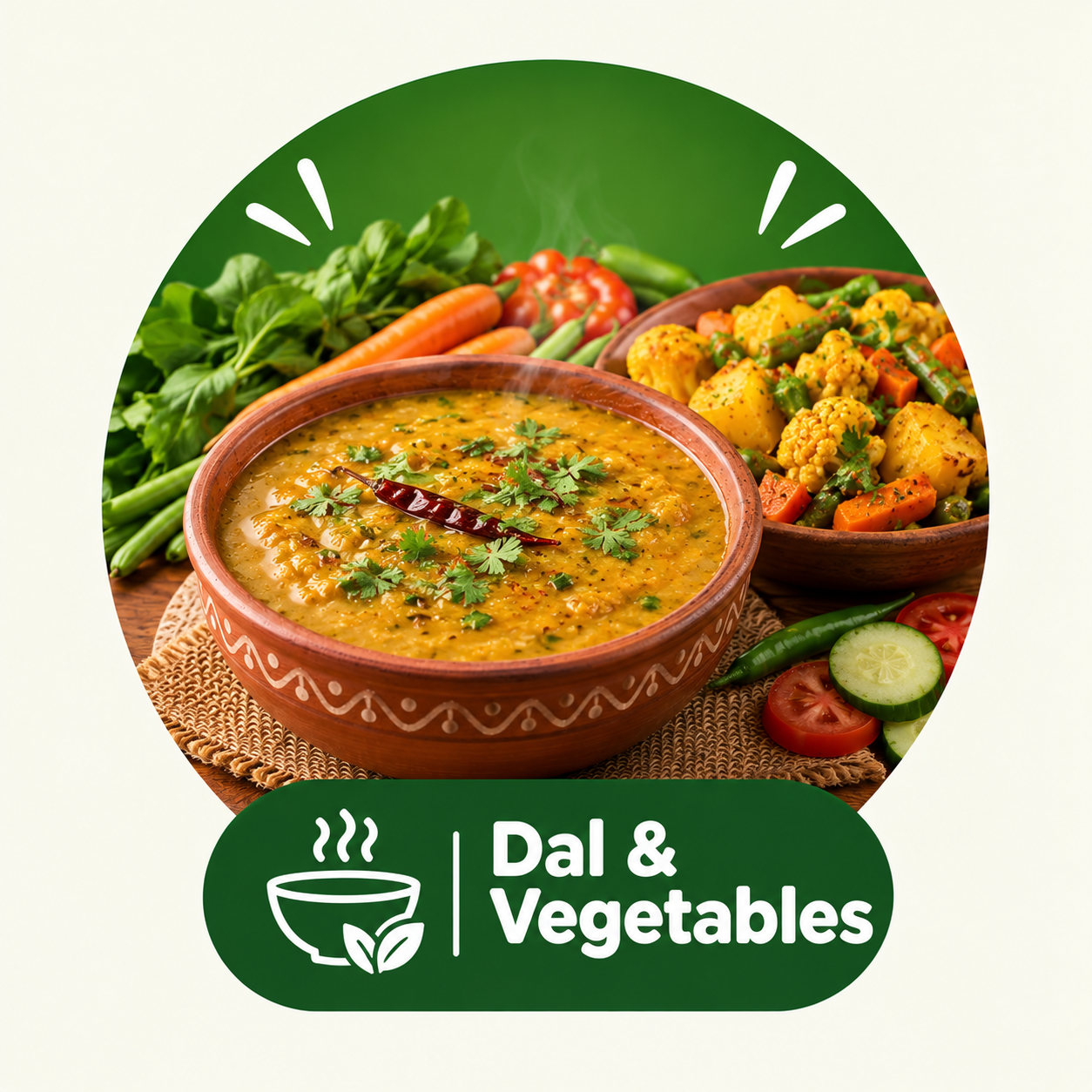 Dal & Vegetables